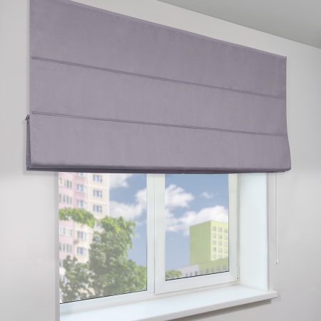 Римская штора, Фортуна Blackout на ВМ, цвет фиолетовый