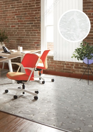 Ламели для вертикальных жалюзи УЮТ Фрост 180 см цвет белый (5 шт)