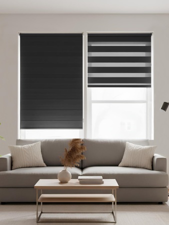 Миниролло "День-Ночь", черный, новая коллекция