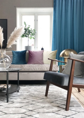 Подушка декоративная на молнии 40х40 см Milfay цвет сиреневый