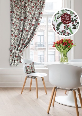 Штора на тесьме 136х175 см Lady Flower - S с подхватом