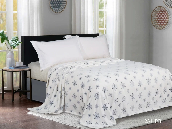 Плед CL HOME BAMBOO 150х200 см полуторный цвет белый