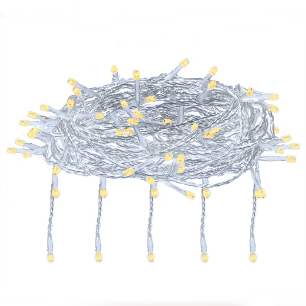 Электрогирлянда светодиодная Vegas Занавес желтый 1.5 м