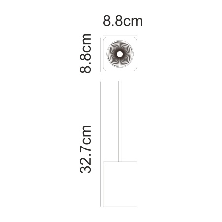 Щетка для унитаза Mosel K-4527 