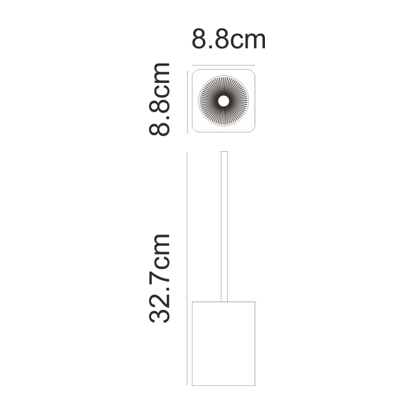 Щетка для унитаза Mosel K-4527 