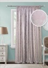 Штора на тесьме 220х270 см Vera с подхватом цвет бледно-розовый