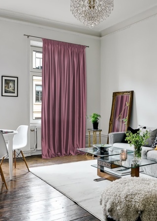 Портьера на тесьме "Lindor-SH" 200х280 розовый