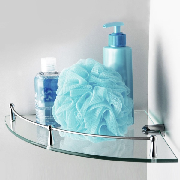 Полка стеклянная угловая K-544