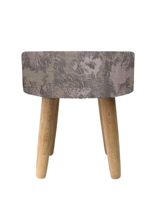 Пуф Fog круглый, цвет бежево-пудровый