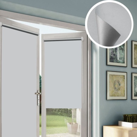 Рулонные шторы блэкаут отражающий Бланка для балконной двери