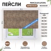 Римские шторы 80х160 см Пейсли на веревочном механизме цвет бежевый