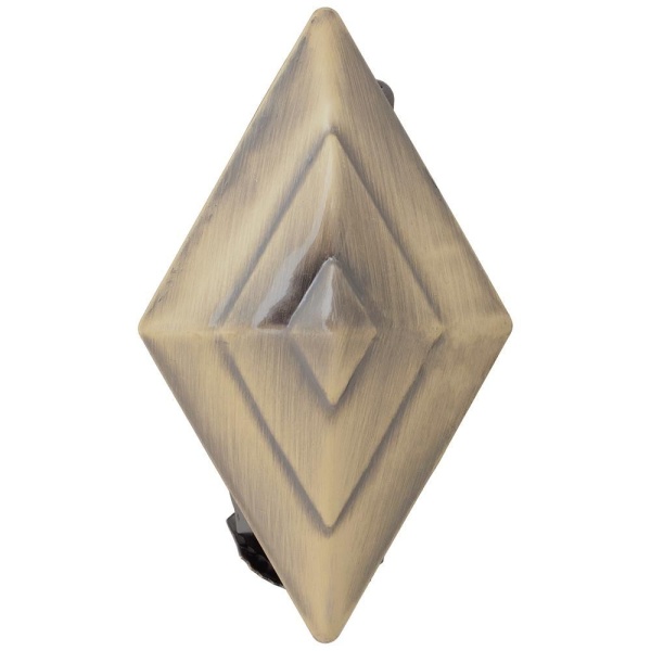 Клипса для штор Ромб, Золото антик