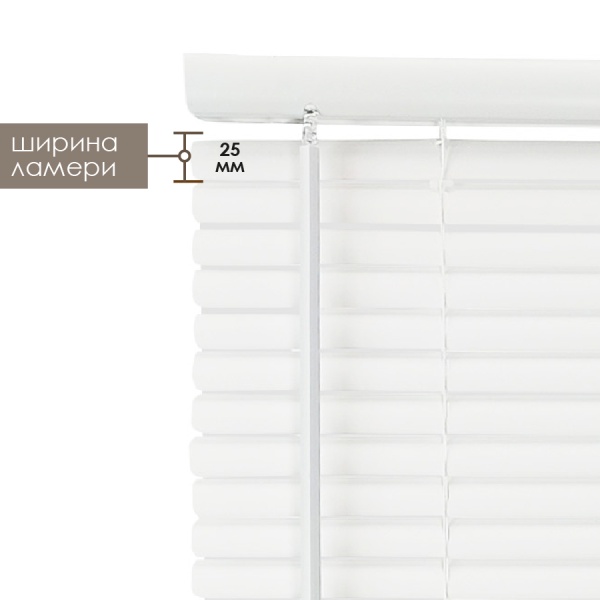 Жалюзи пластиковые Cordless на пружинном механизме