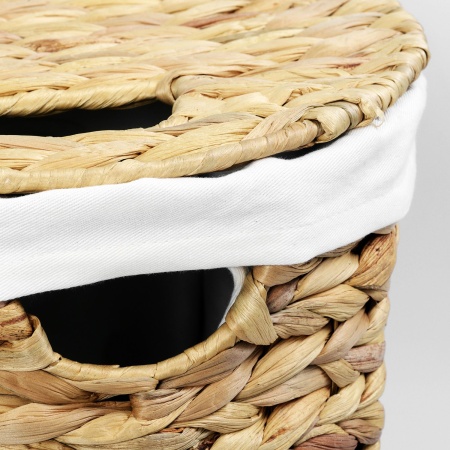 Плетеная корзина для белья с крышкой Dill WB-610-L