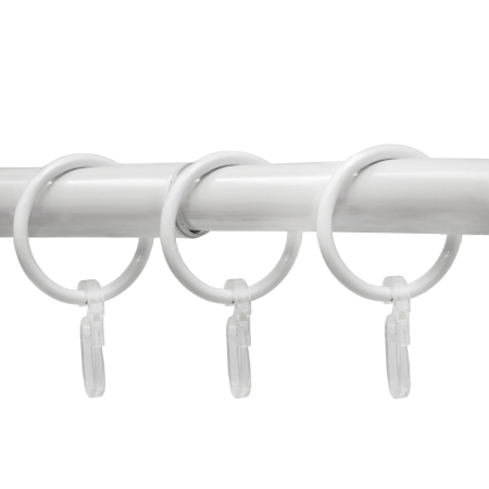 Карниз телескопический двухрядный, металл, Классика, Жемчуг, 160-320см.