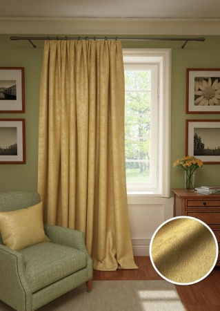 Штора на тесьме "Plain Lux-S", 200х280см с подхватом