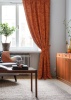 Штора на тесьме 136х270 см Arlanda с подхватом цвет кирпично-оранжевый