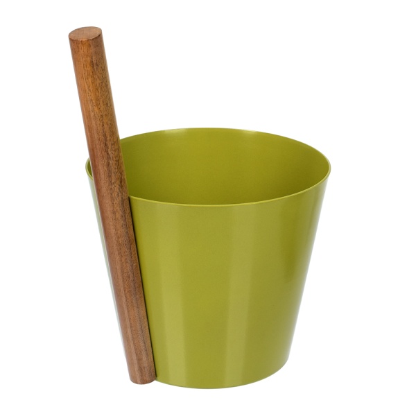 Бадья из алюминия 5 л, оливковая "Банные штучки"