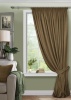 Штора на тесьме 250х300 Pudra с подхватом цвет бледно-коричневый