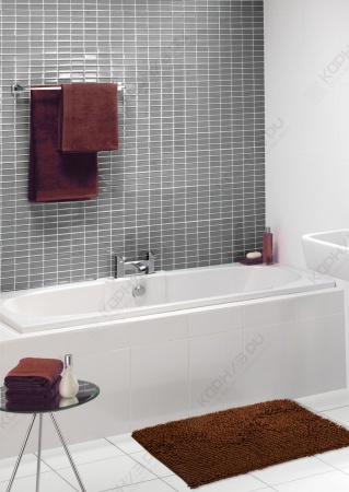 Коврик Vortex для ванной 60х90 SPA comfort цвет коричневый