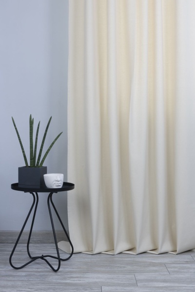 Штора на тесьме 160х270 см Sahara с подхватом цвет крем
