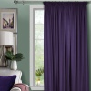 Штора на тесьме 200х270 Pudra с подхватом цвет фиолетовый Штора на тесьме 200х270 Pudra с подхватом цвет фиолетовый