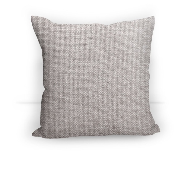 Подушка декоративная на молнии 40х40 см Шенилл цвет бежевый