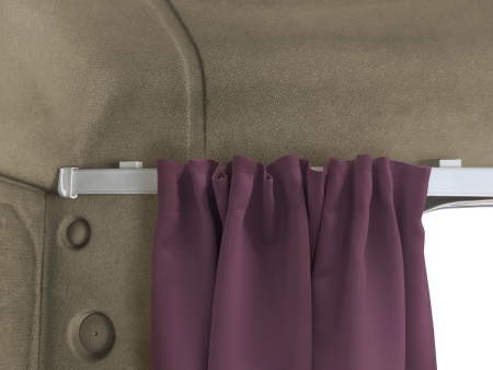 Комплект автоштор и карниза спального места Blackout - auto SK 240х160 (цвет: Темно-бордовый)