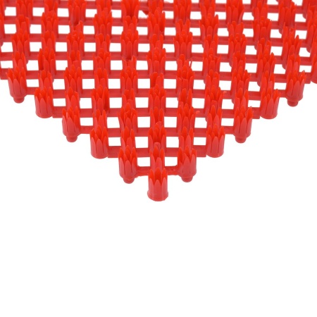 Коврик Vortex без подложки 42х56 ТРАВКА цвет черно-красный