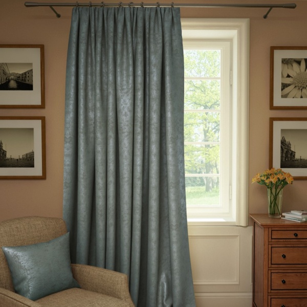 Портьера Plain Lux-S 200х280 см светло-синий