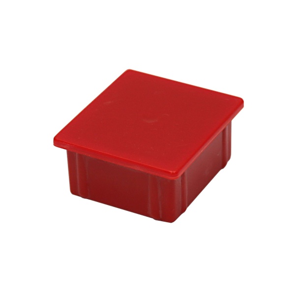 Заглушка полочной/опорной планки, 4 шт., цвет красный