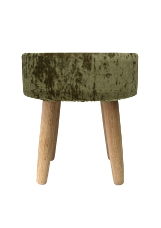 Пуф Barhan круглый, цвет оливковый