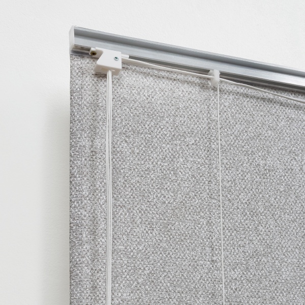 Римская штора с бахромой, Валенсия цвет серый