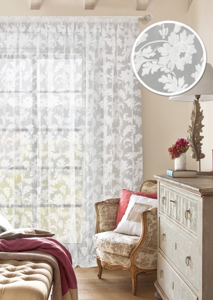Тюль на тесьме 600х265 см Gardenia - XL Тюль на тесьме 600х265 см Gardenia - XL