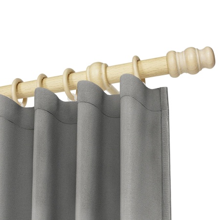 Карниз однорядный (Натуральное дерево) D20, наконечник Стандарт